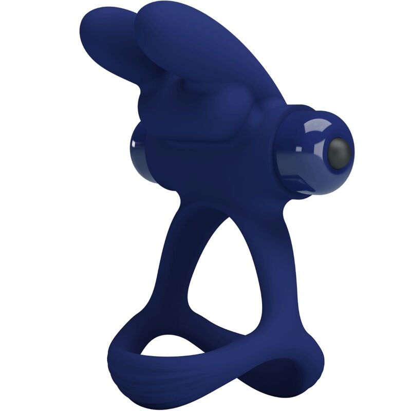 PRETTY LOVE - FRANCISCO BLUE RABBIT DOUBLE VIBRATING RING