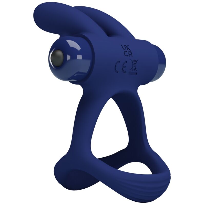 PRETTY LOVE - FRANCISCO BLUE RABBIT DOUBLE VIBRATING RING