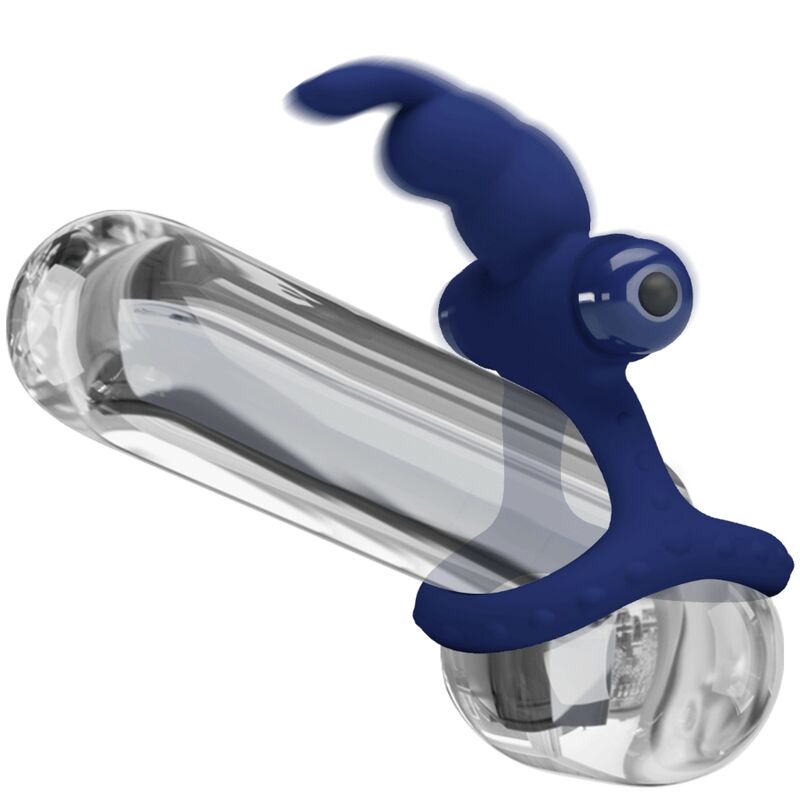 PRETTY LOVE - LUCHITO DOUBLE VIBRATING RING BLUE RABBIT
