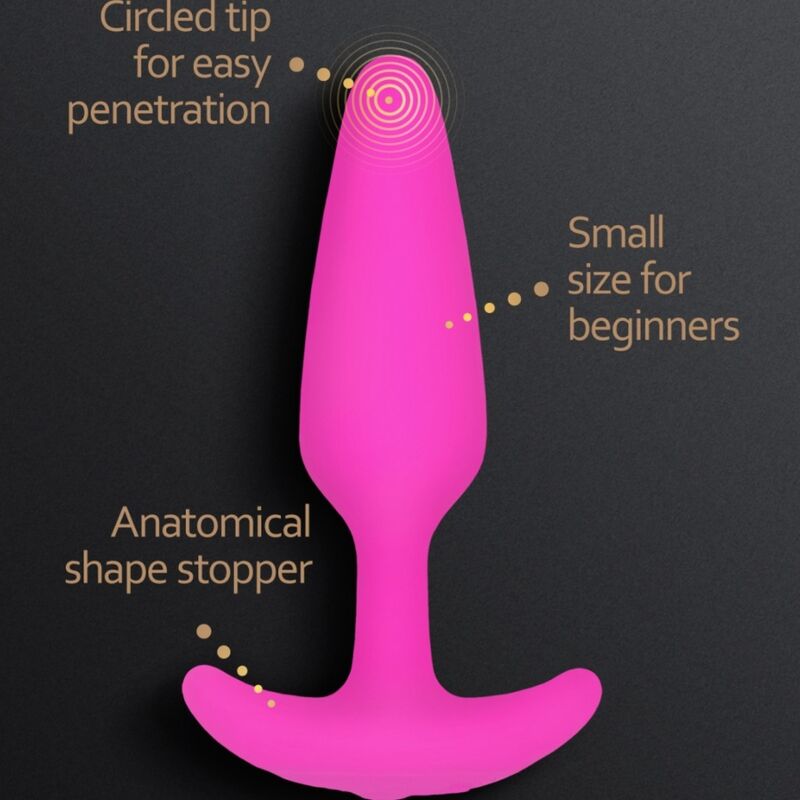 G-VIBE - GPLUG VIBRADOR ANAL PLUG XS FUCSIA