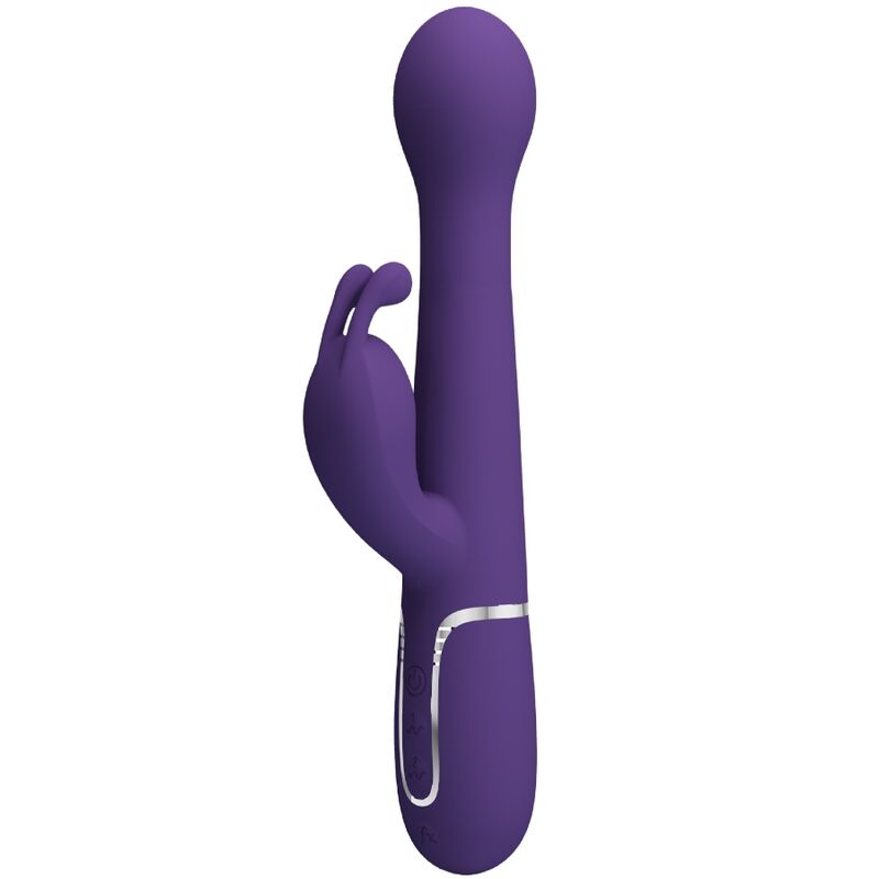 PRETTY LOVE - DEJON 3 IN 1 MULTIFUNCTION PURPLE RABBIT VIBRATOR