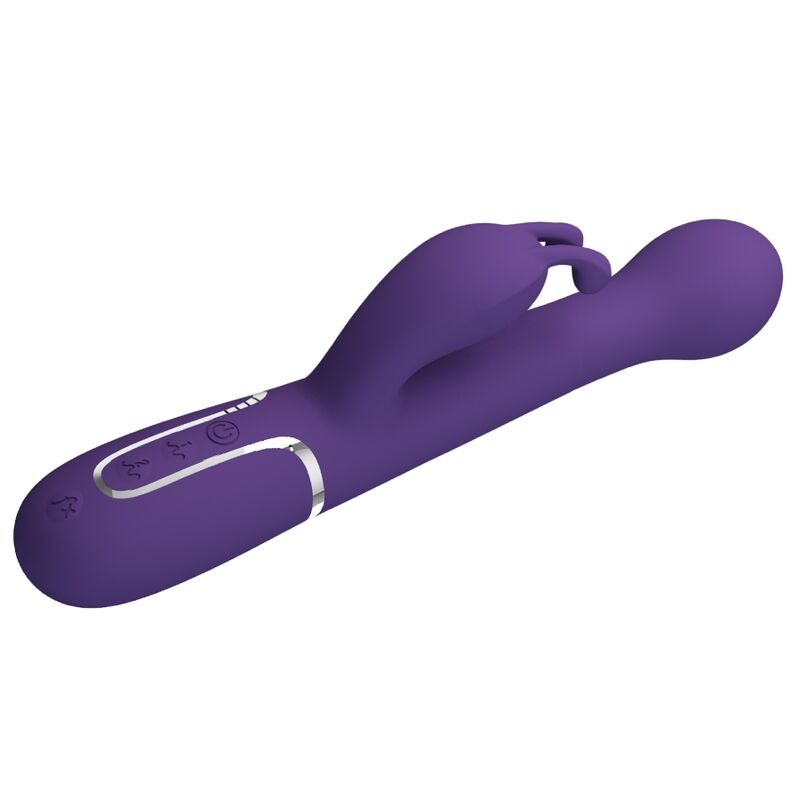 PRETTY LOVE - DEJON 3 IN 1 MULTIFUNCTION PURPLE RABBIT VIBRATOR