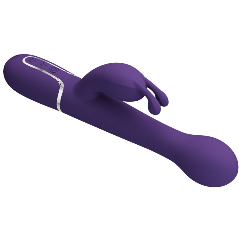 PRETTY LOVE - DEJON 3 IN 1 MULTIFUNCTION PURPLE RABBIT VIBRATOR