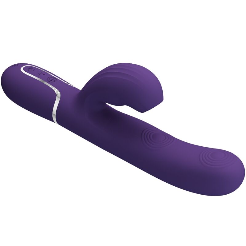 PRETTY LOVE - PERLITA 3 IN 1 MULTIFUNCTION PURPLE G-SPOT VIBRATOR