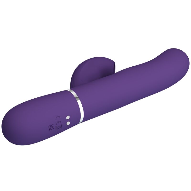 PRETTY LOVE - PERLITA 3 IN 1 MULTIFUNCTION PURPLE G-SPOT VIBRATOR