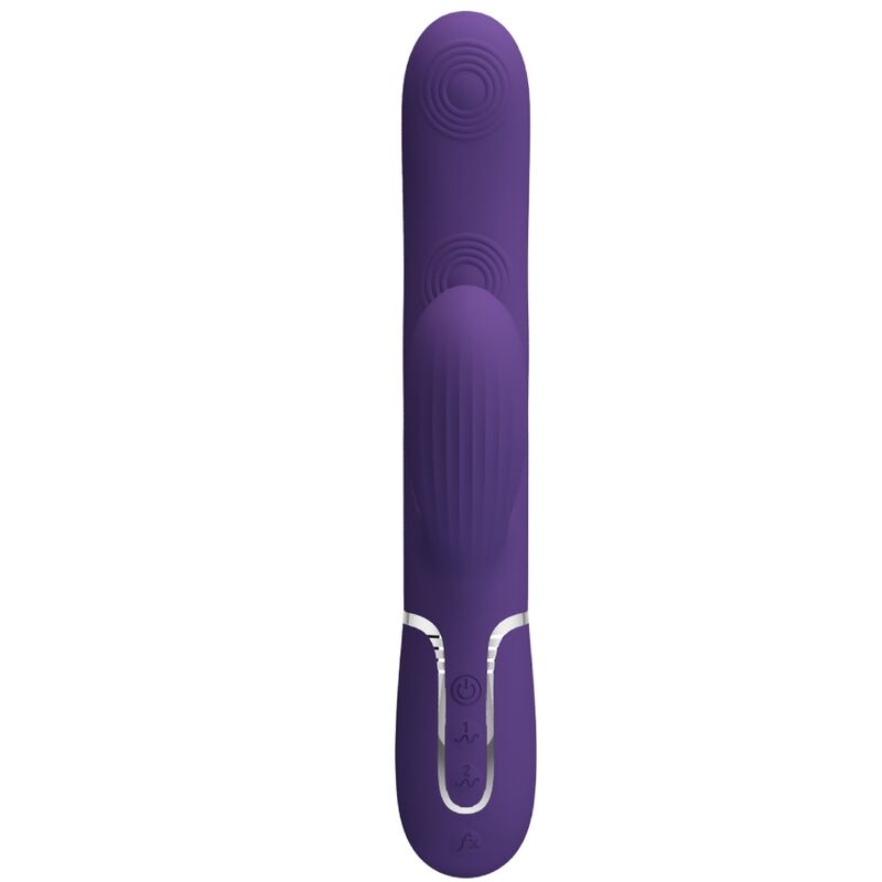 PRETTY LOVE - PERLITA 3 IN 1 MULTIFUNCTION PURPLE G-SPOT VIBRATOR