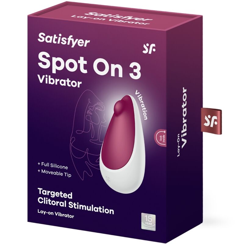 SATISFYER - SPOT ON 3 ESTIMULADOR DEL CLÍTORIS BERRY