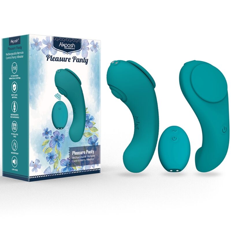 ARMONY - PLACER PANTY VIBRADOR CONTROL REMOTO 3 VELOCIDADES VERDE