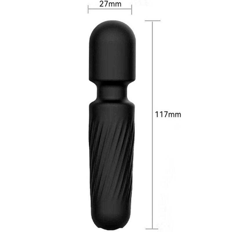 ARMONY - YOUR MAGIC MASSAGER AND RECHARGEABLE VIBRATOR 10 VIBRATIONS BLACK