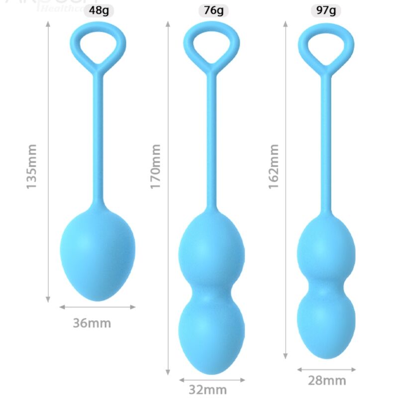 ARMONÍA - ANABIOSIS VAGINAL MANCUERNA AZUL DE 3 NIVELES
