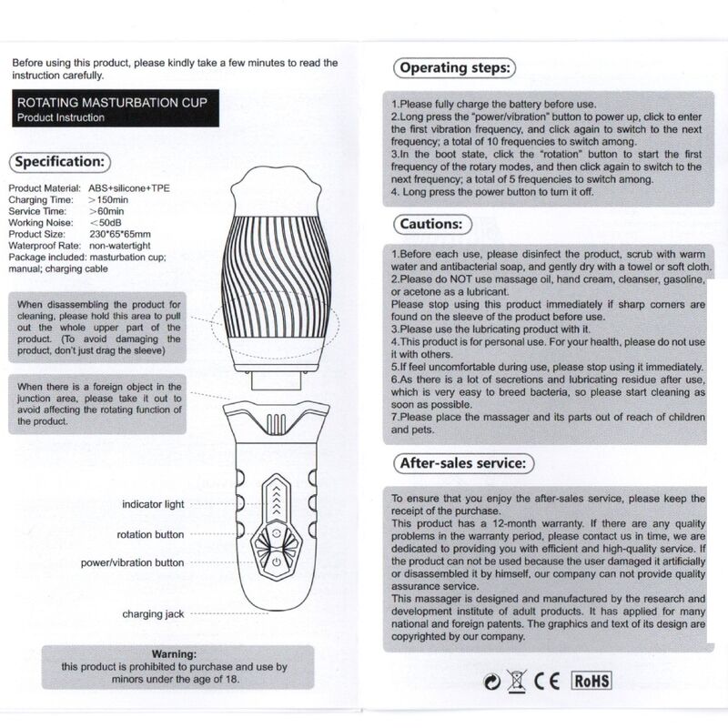 ARMONY - MASTURBADOR ORAL VIBRADOR BLANCO BELUCCI