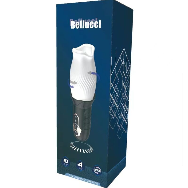 ARMONY - MASTURBADOR ORAL VIBRADOR BLANCO BELUCCI