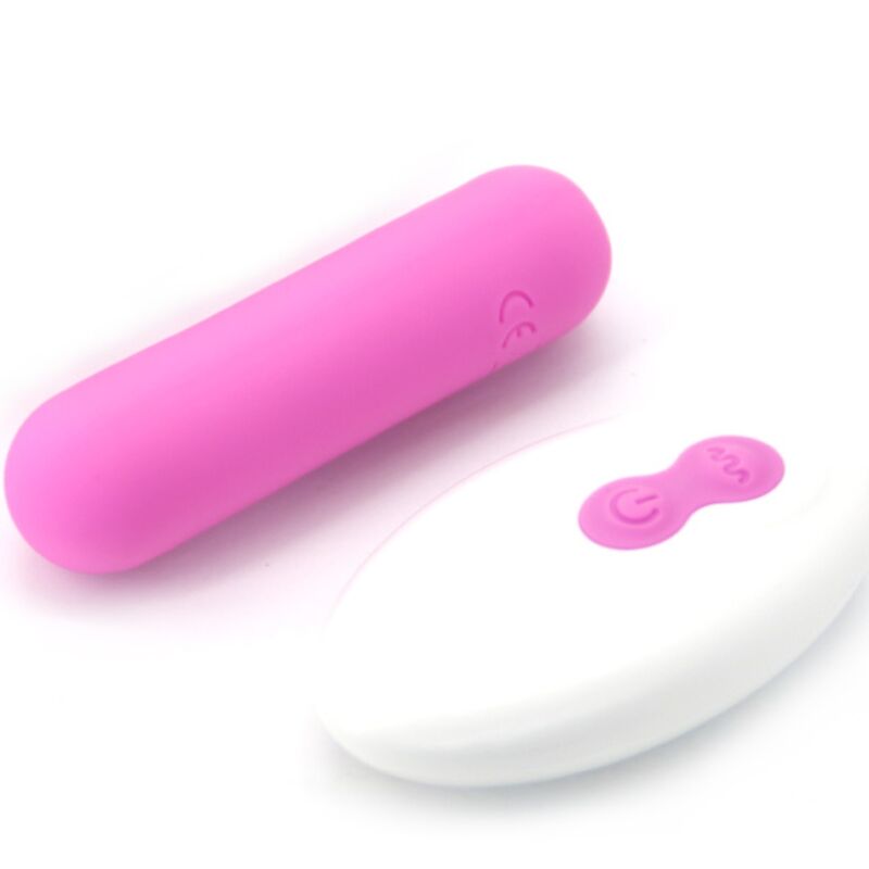 SPLASH JOLINE SILICONE BULLET VIBRATOR REMOTE CONTROL 10 VIBRATIONS 65 X 15 CM PINK