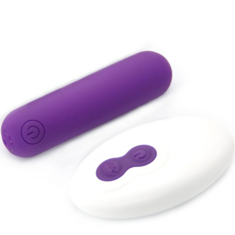 SPLASH JOLINE SILICONE BULLET VIBRATOR REMOTE CONTROL 10 VIBRATIONS 6.5 X 1.5 CM PURPLE