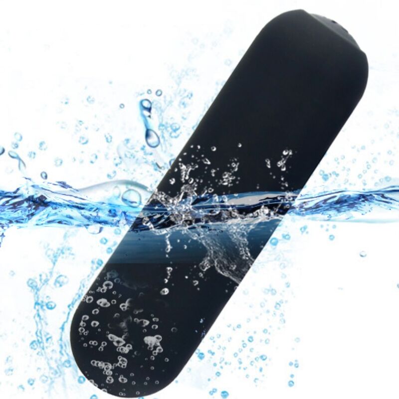 SPLASH JOIE BULLET SILICONE VIBRATOR REMOTE CONTROL 10 VIBRATIONS 75 X 19 CM BLACK