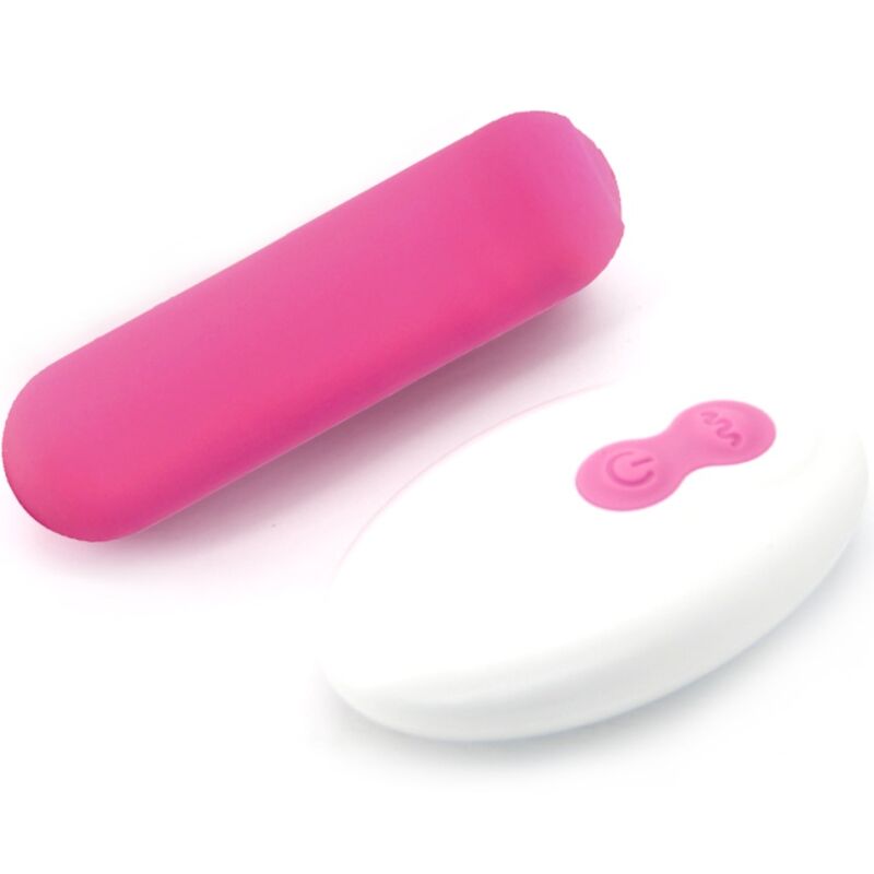 SPLASH JOIE BULLET SILICONE VIBRATOR REMOTE CONTROL 10 VIBRATIONS 75 X 19 CM PINK