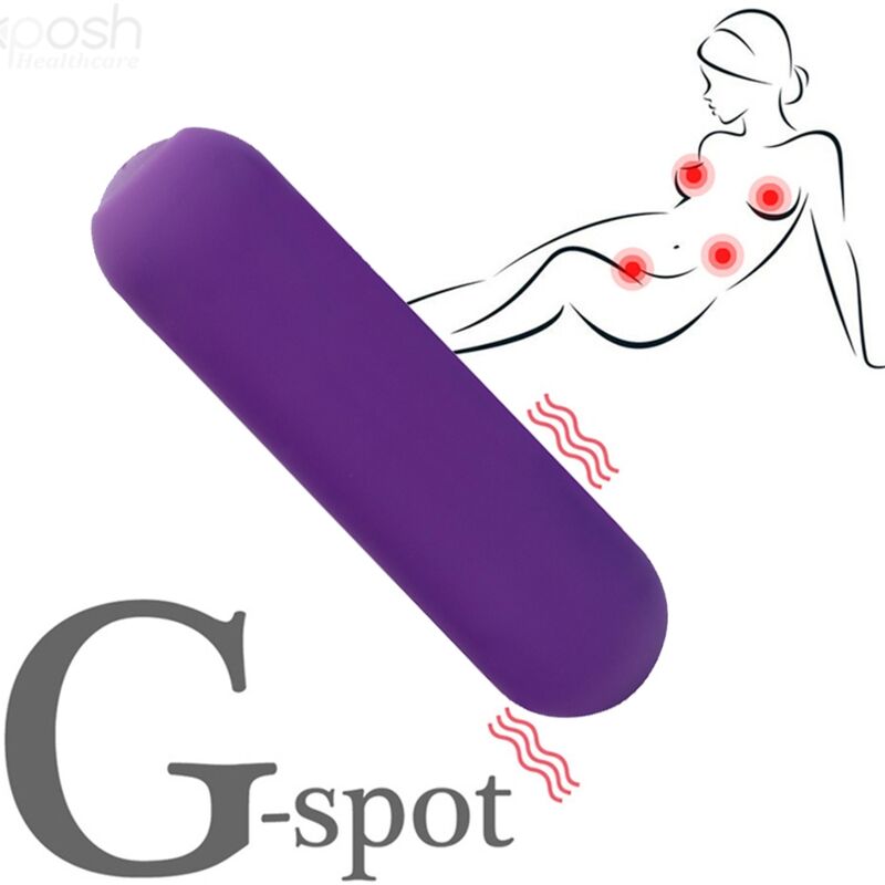 SPLASH JOIE BULLET SILICONE VIBRATOR REMOTE CONTROL 10 VIBRATIONS 75 X 19 CM PURPLE