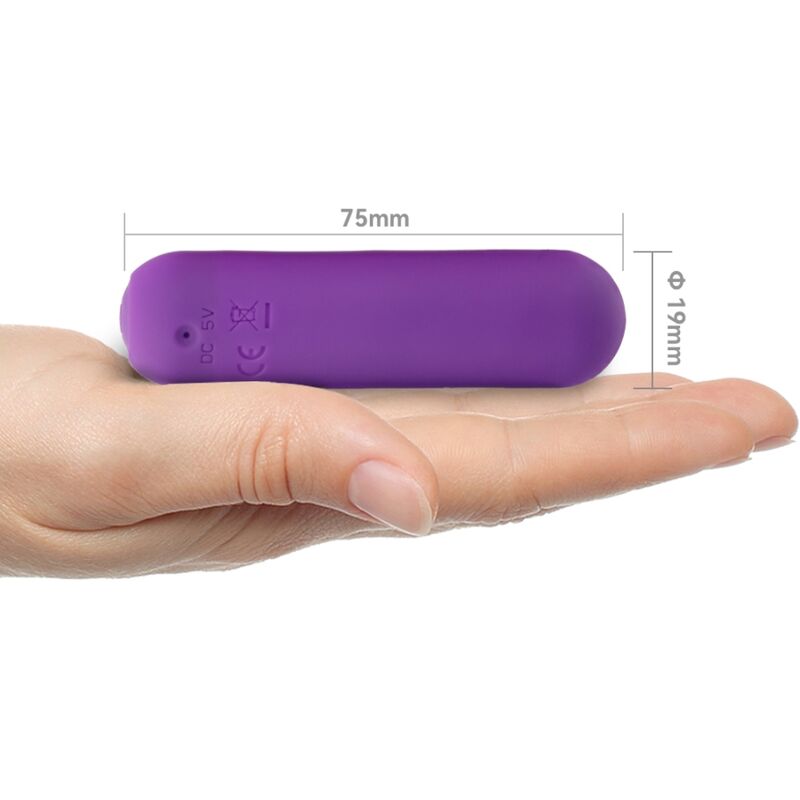 SPLASH JOIE BULLET SILICONE VIBRATOR REMOTE CONTROL 10 VIBRATIONS 75 X 19 CM PURPLE