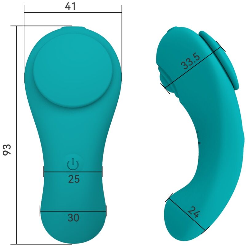 ARMONY - PLACER PANTY VIBRADOR CONTROL REMOTO 3 VELOCIDADES VERDE
