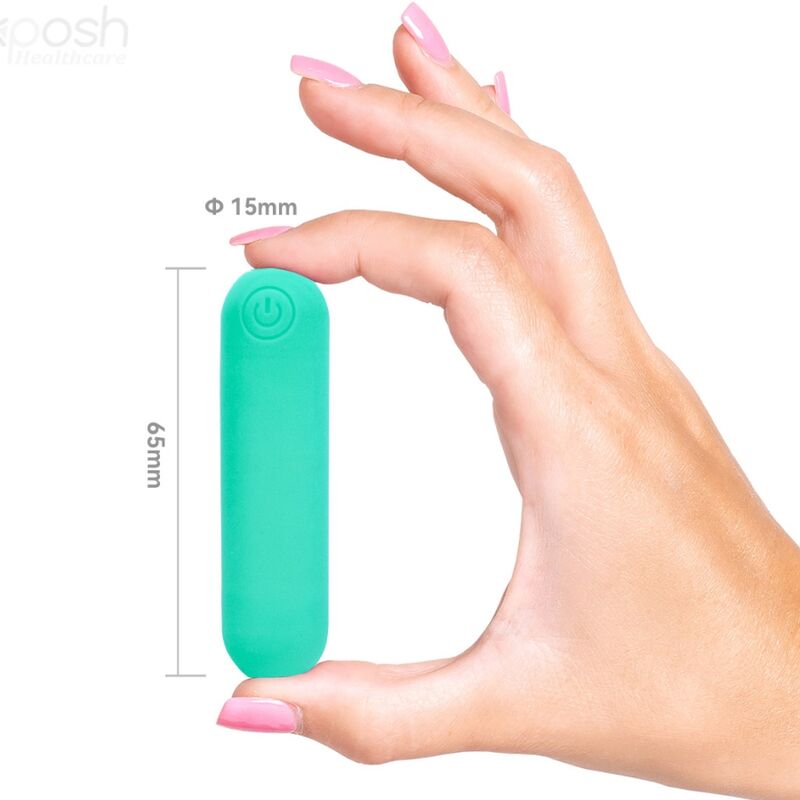 SPLASH JOLINE BULLET VIBRATOR SILICONE REMOTE CONTROL 10 VIBRATIONS 65 X 15 CM GREEN