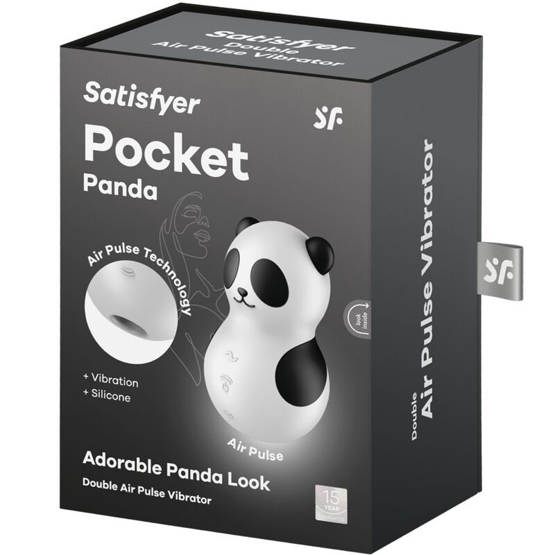 POCKET PANDA - CLITORAL STIMULATOR AND VIBRATOR - SATISFYER
