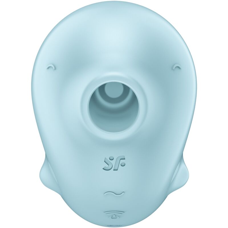SATISFYER - SASSY SEAL STIMULATOR AND VIBRATOR BLUE