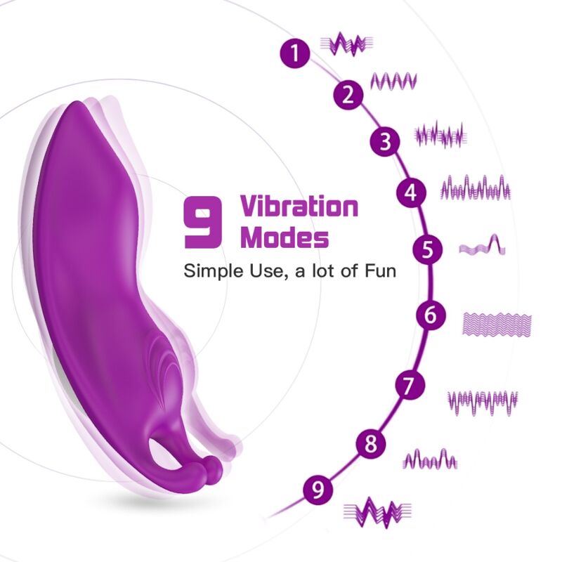 ARMONY - HONEYBEE WEARABLE PANTS VIBRATOR G-SPOT REMOTE CONTROL PURPLE