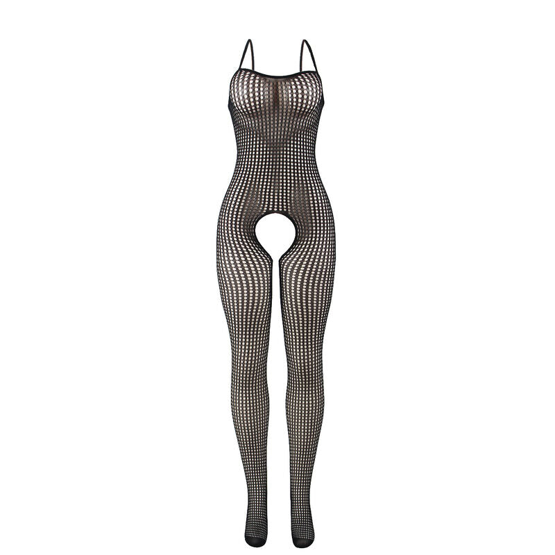 SUBBLIME - 951726 BLACK ELASTIC NET BODYSTOCKING WITHOUT BOTTOM ONE SIZE