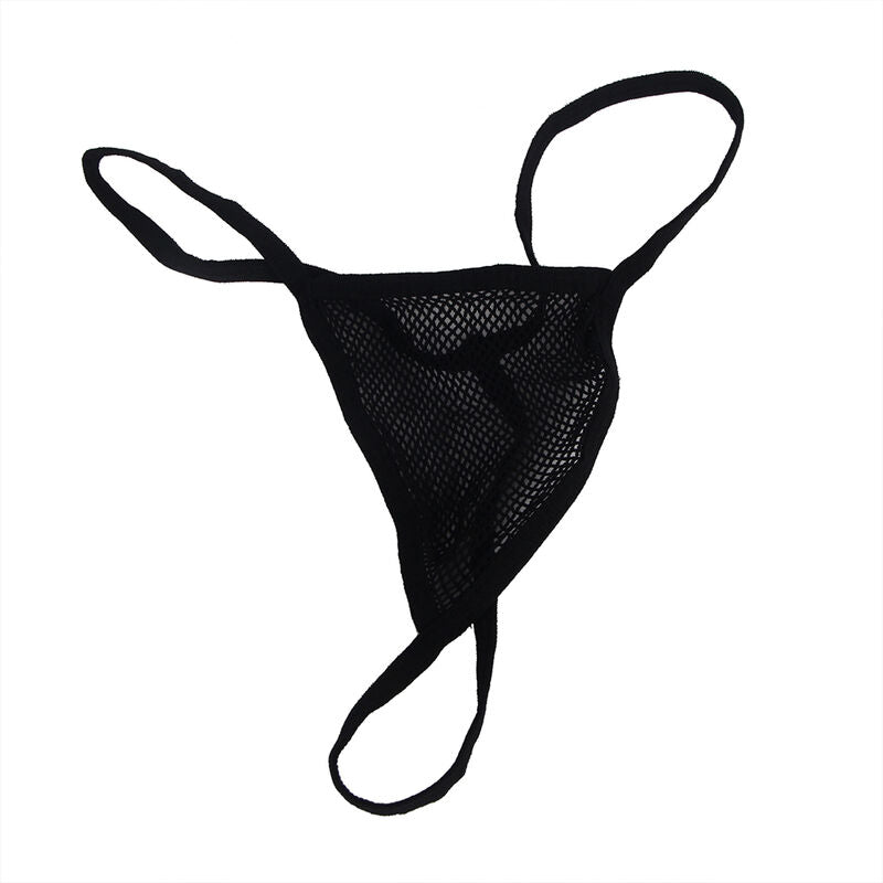SUBBLIME - 952174 BLACK MESH BODYSUIT WITH GLOVES AND DIAMONDS ONE SIZE