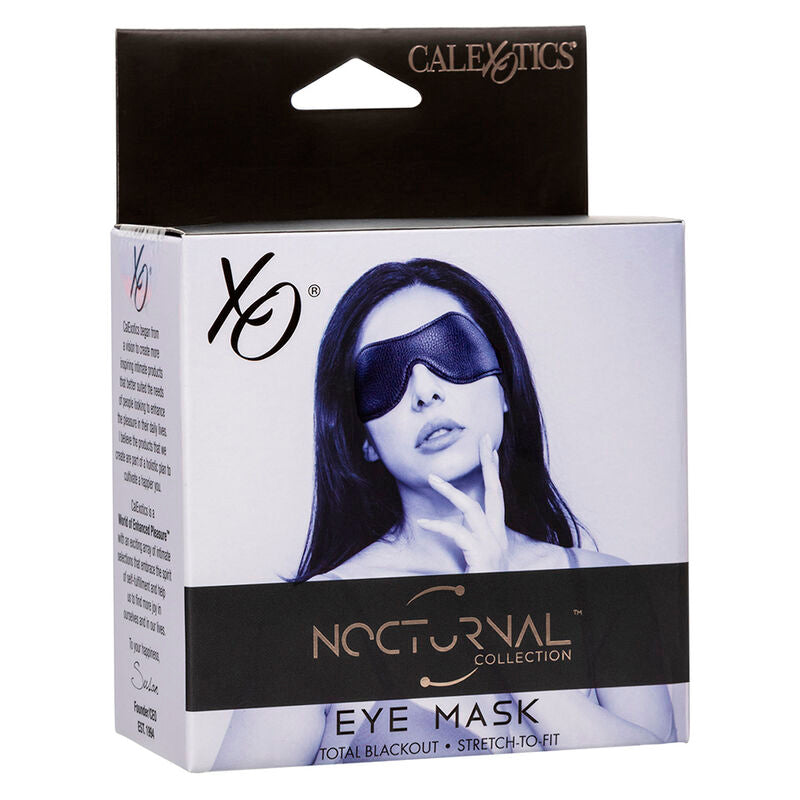 CALEXOTICS - NOCTURNAL EYE MASK PVC BLACK LEATHER