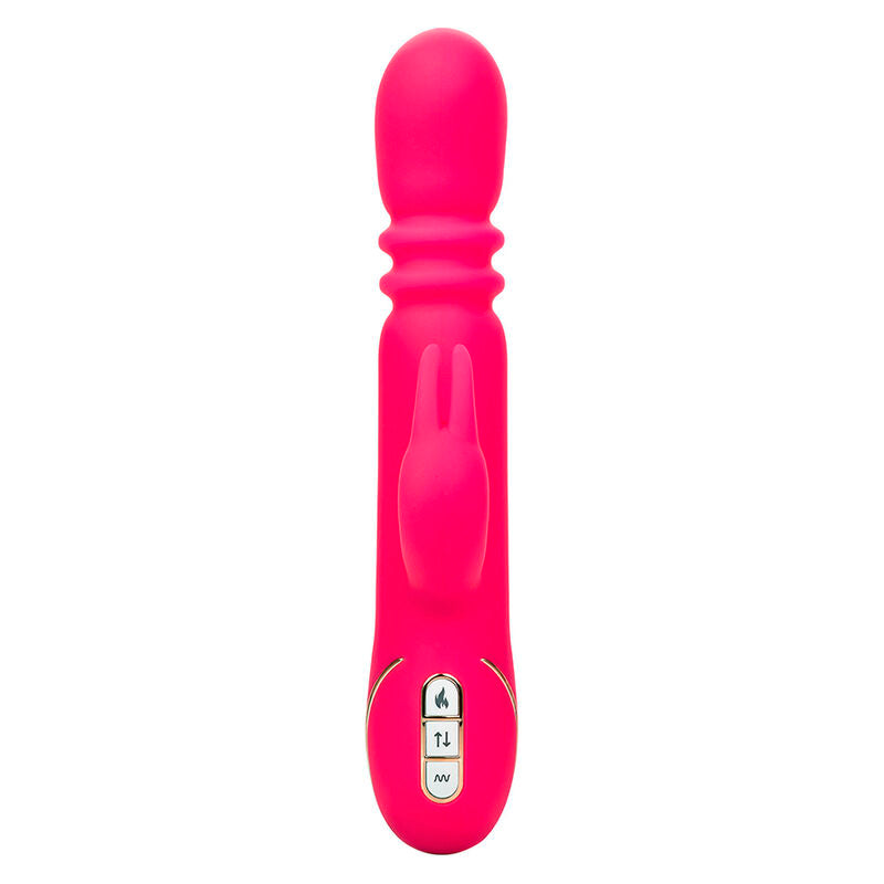 CALEXOTICS - JACK FANTASY TRIPLE HEATED PINK RABBIT VIBRATOR