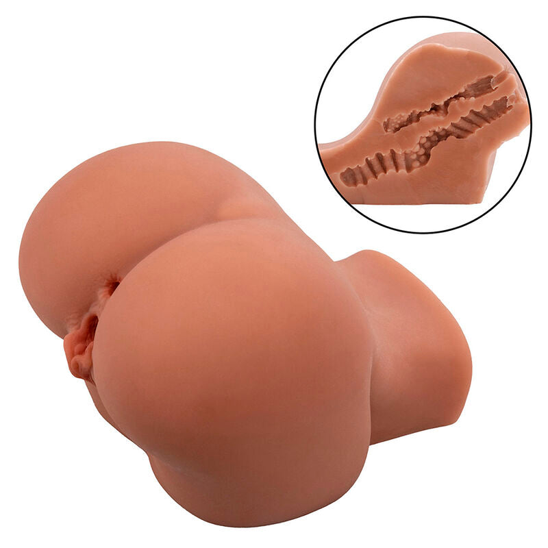 CALEXOTICS - THE ROLLER BABE REALISTIC DOUBLE MASTURBATOR FLESH