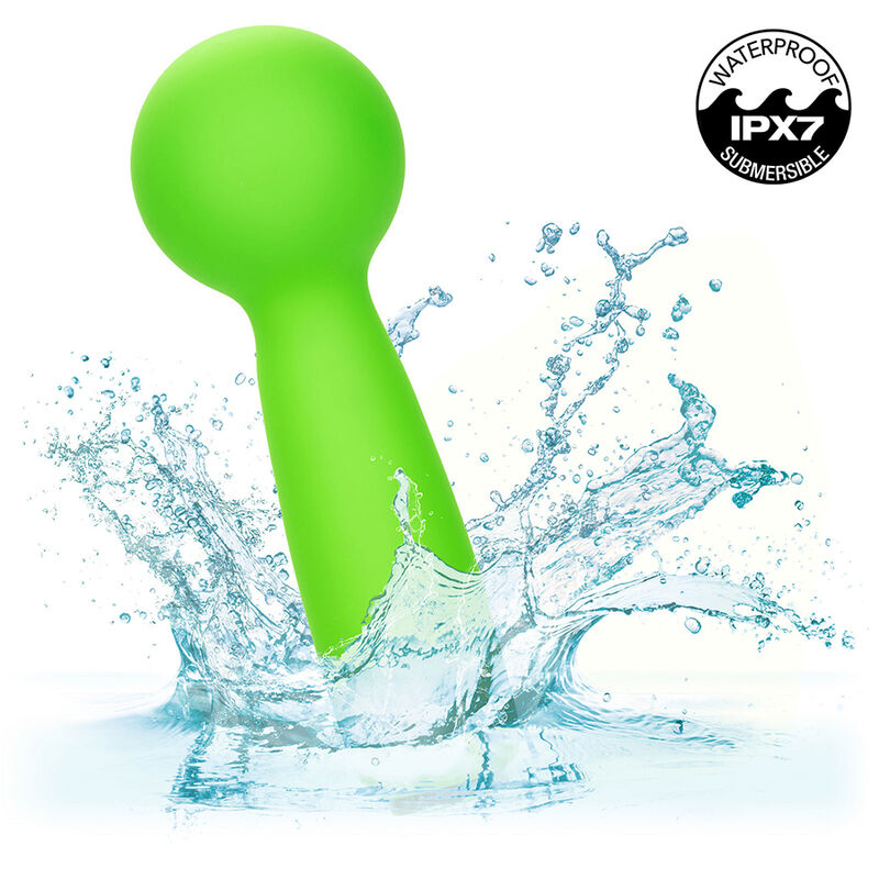 CALEXOTICS - NEON VIBES BUBBLY VIBE MINI MASSAGER 10 VIBRATIONS GREEN