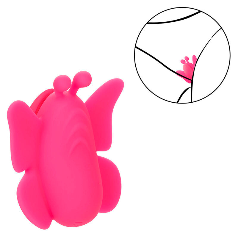 CALEXOTICS - NEON VIBES FLUTTER VIBE VIBRATION STIMULATOR 10 VIBRATIONS PINK