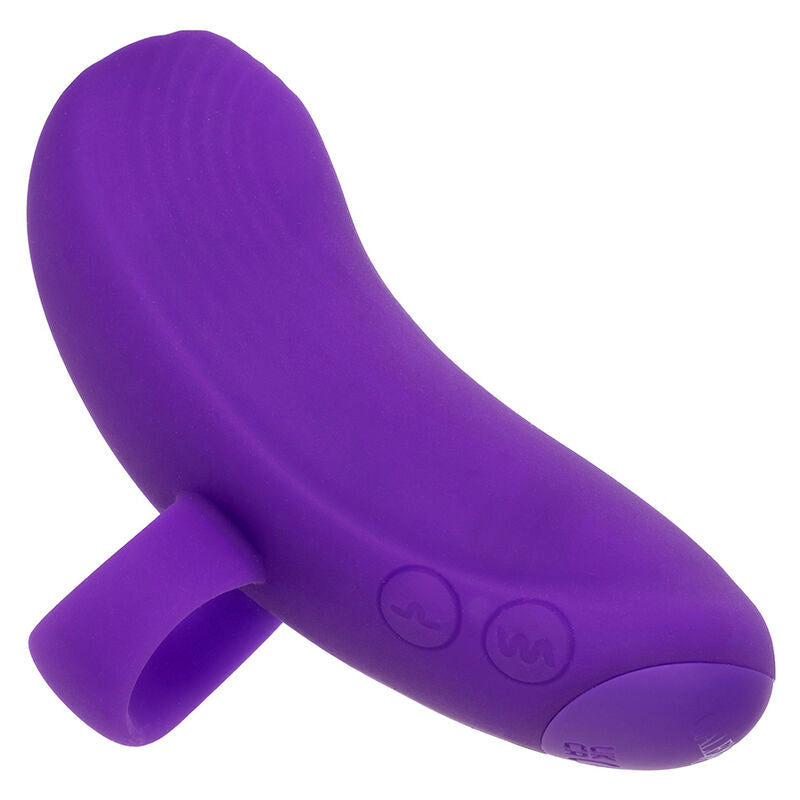 CALEXOTICS - MASAJEADOR PORTÁTIL CON BOLA GIRATORIA ENVY, 7 VIBRACIONES, COLOR MORADO