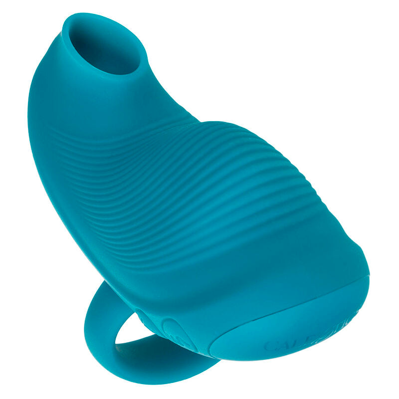 CALEXOTICS - MASAJEADOR PORTÁTIL CON BOLA RODANTE ENVY 7 VIBRACIONES AZUL