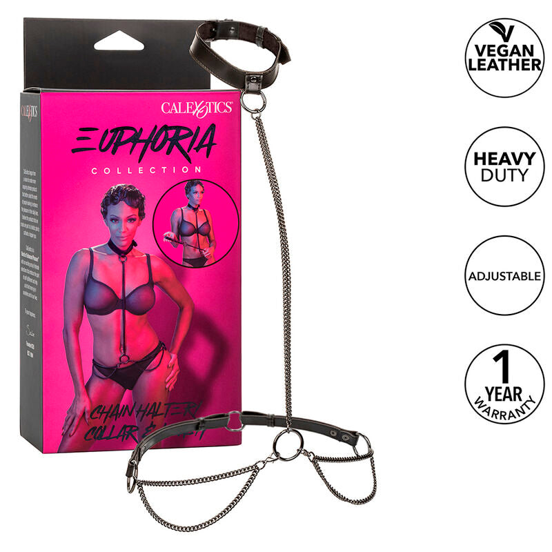 CALEXOTICS - EUPHORIA COLLAR AND CHAIN ​​LEASH