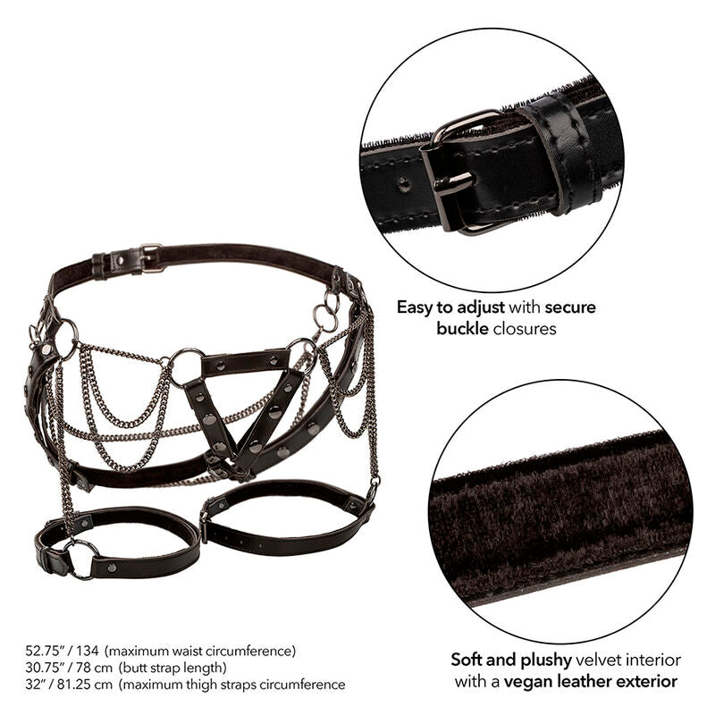 CALEXOTICS - EUPHORIA MULTICAIN THIGH HARNESS PREMIUM PLUS SIZE