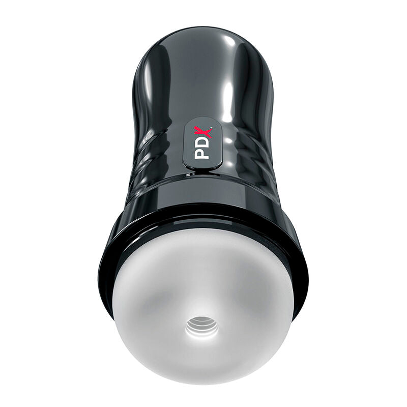 PDX EXTREME - SLIDE &amp; GLIDE SELF-LUBRICATING MASTURBATOR TRANSPARENT