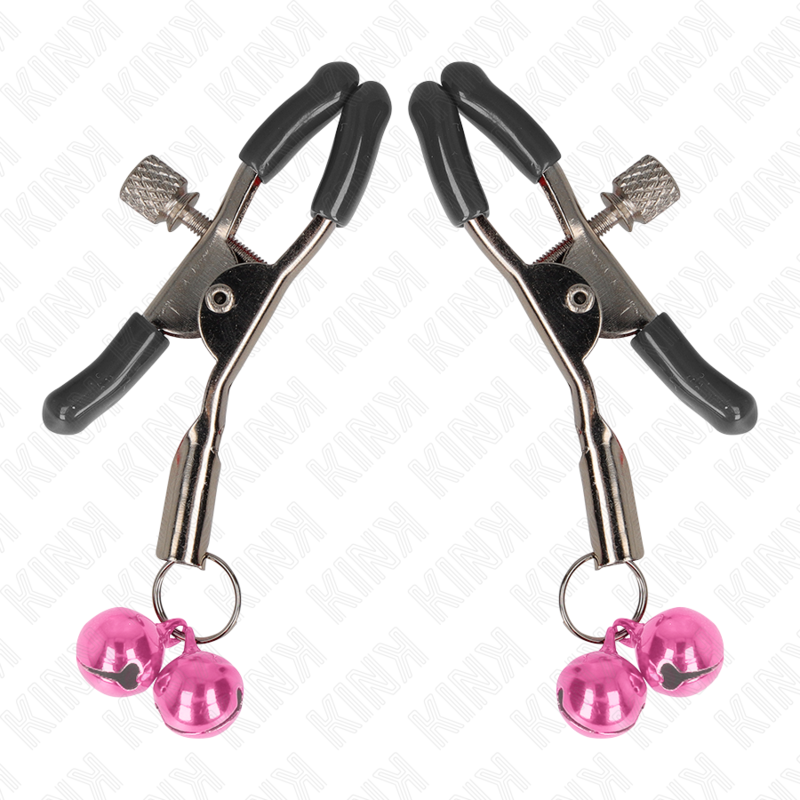 KINK - PINK DOUBLE BELL NOSE CLIP 6 CM
