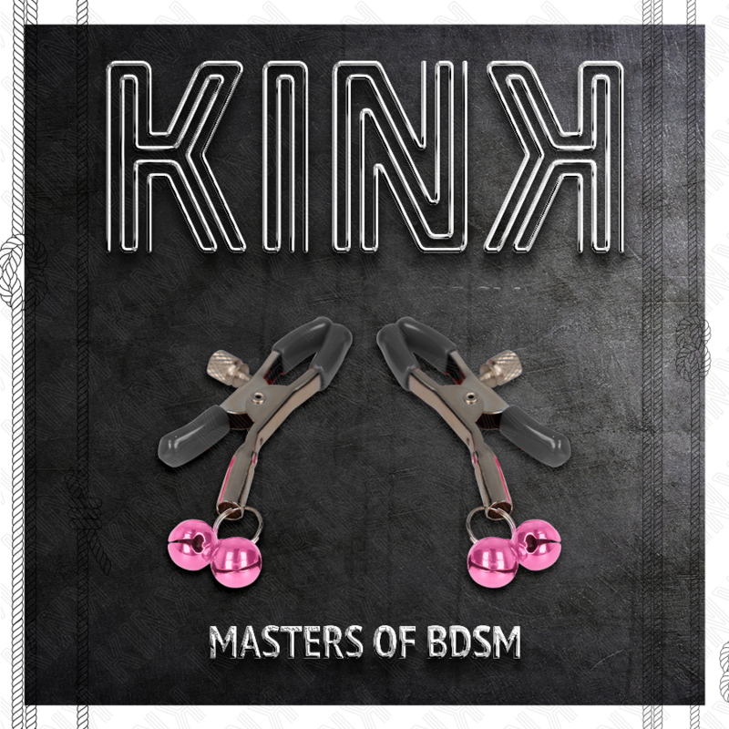 KINK - PINK DOUBLE BELL NOSE CLIP 6 CM