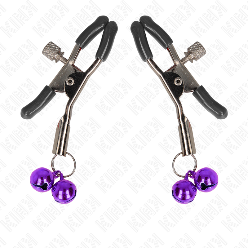 KINK - PURPLE DOUBLE BELL NOSE CLIP 6 CM