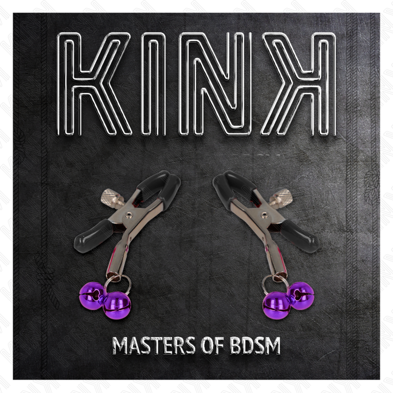 KINK - PURPLE DOUBLE BELL NOSE CLIP 6 CM