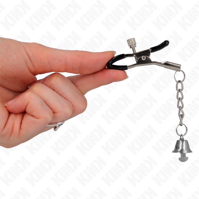 KINK - SILVER BELL PENDANT TWEEZERS 6 CM