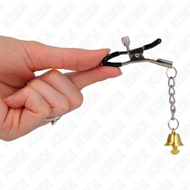 KINK - GOLDEN BELL PENDANT TWEEZERS 6 CM