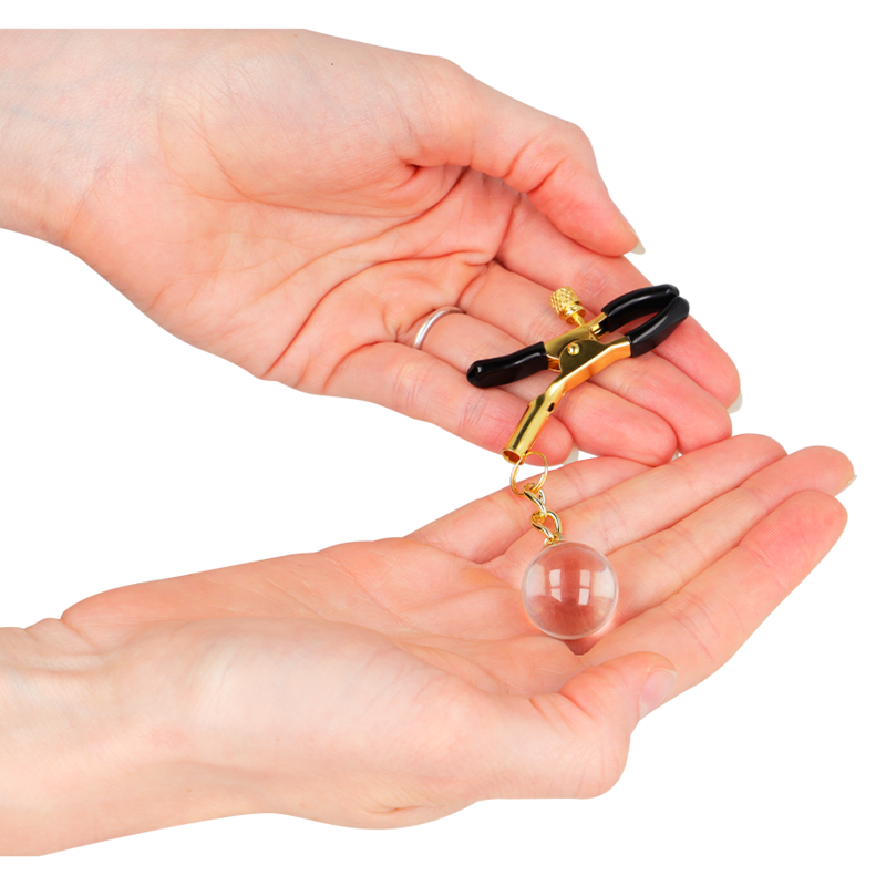 KINK - GOLD GLASS NOZZLE CLAMPS 6 CM