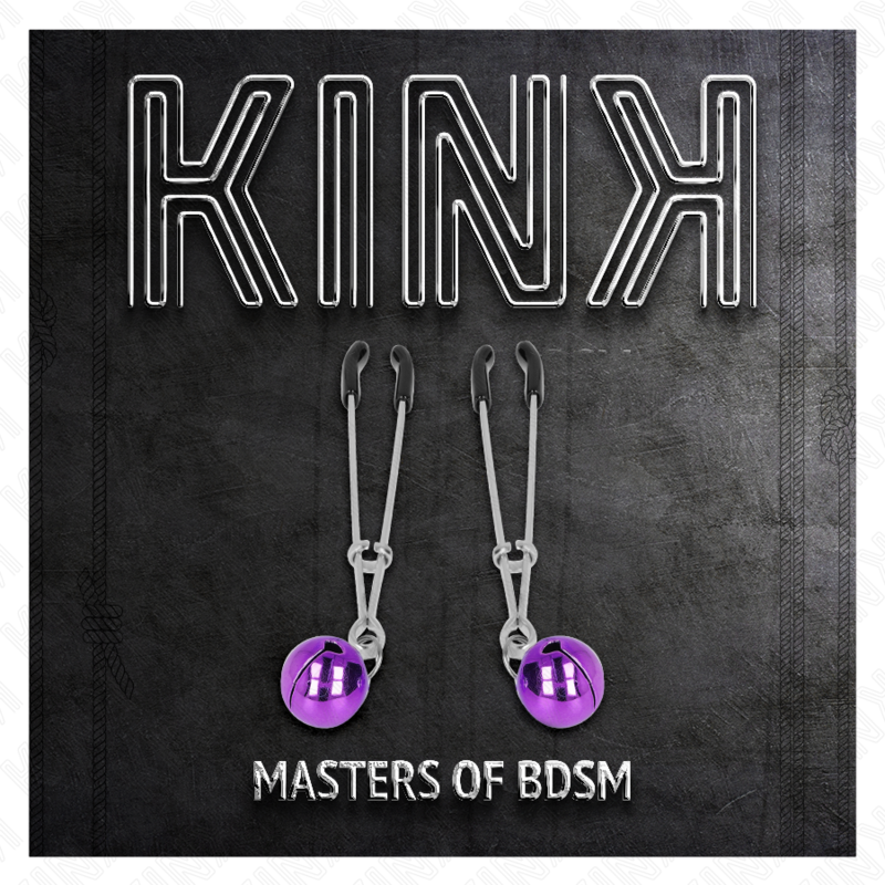 KINK - PURPLE THIN BINER TWEEZERS 7 CM