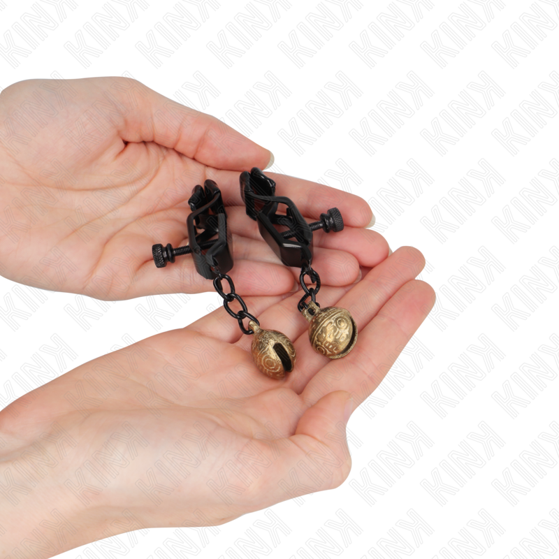 KINK - BLACK BELL JAW STYLE NOSE CLAMPS 7 CM