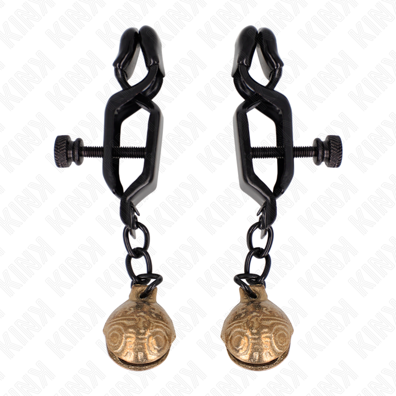 KINK - BLACK BELL JAW STYLE NOSE CLAMPS 7 CM