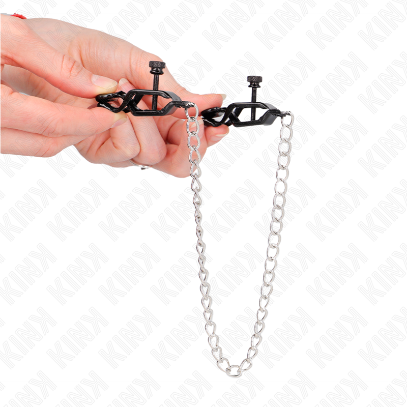 KINK - SILVER FLAT CHAIN ​​CLIPPERS 30 CM